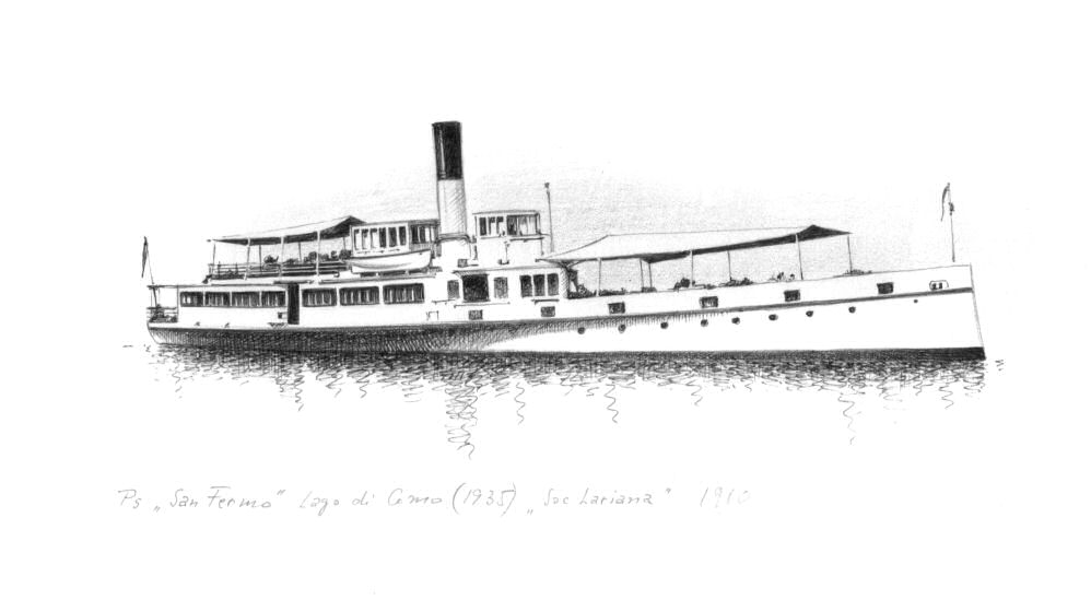1935 - 'San Fermo' - Lago di Como - Societa' Lariana